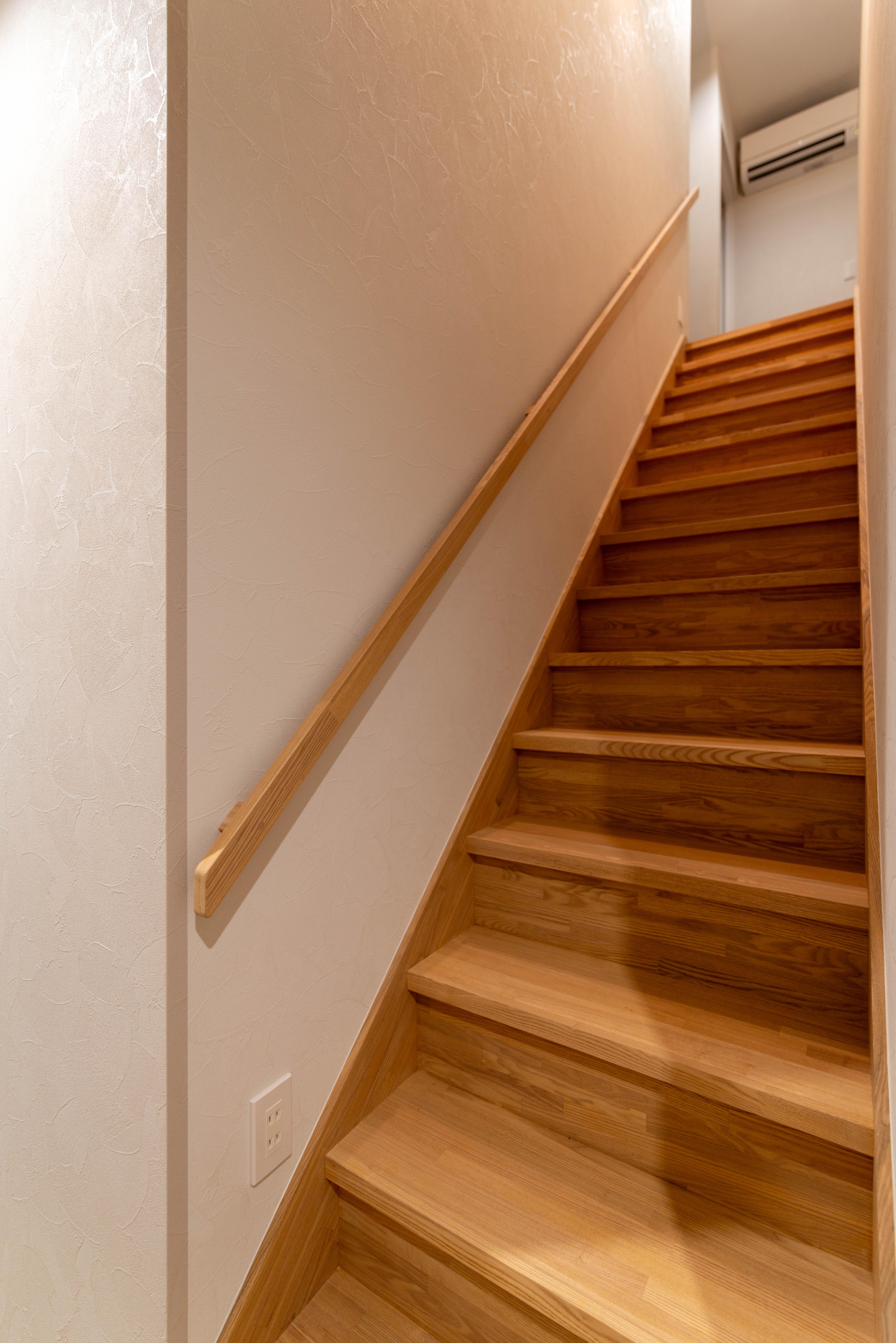 2階ホールにエアコン設置