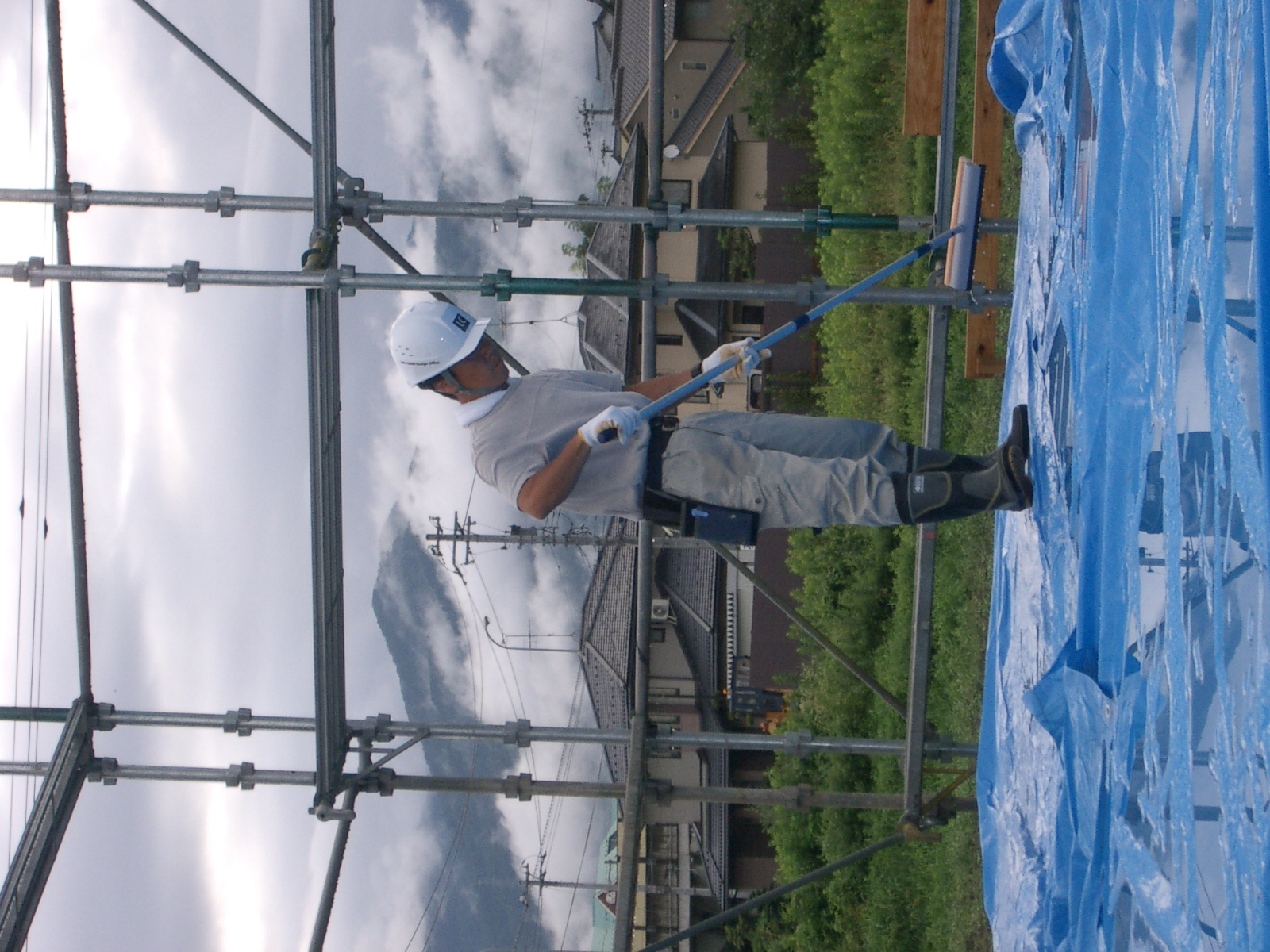 IMGP3315 創業して最初の1棟目となったお宅の建て方当時の写真です。