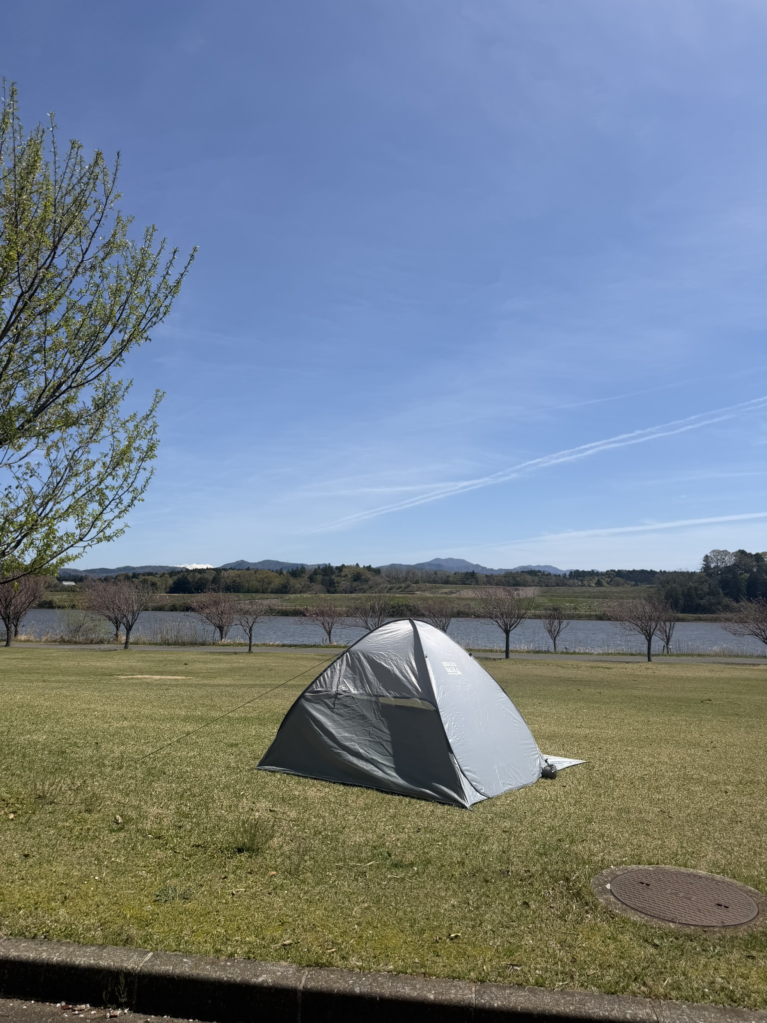 IMG_5278 風のある日でしたが、テントの中でゆっくり過ごせました