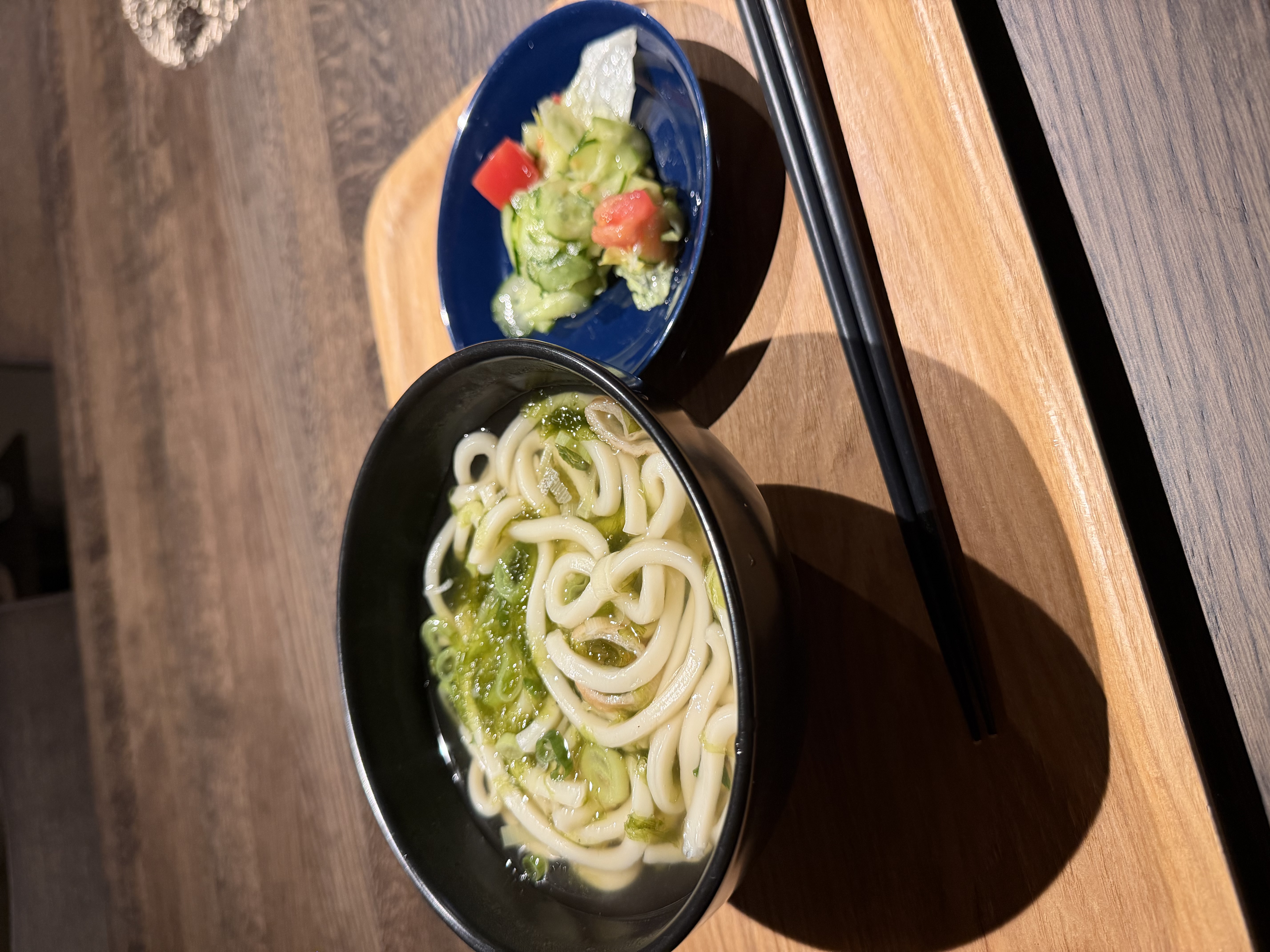 風邪をひいた日のうどん