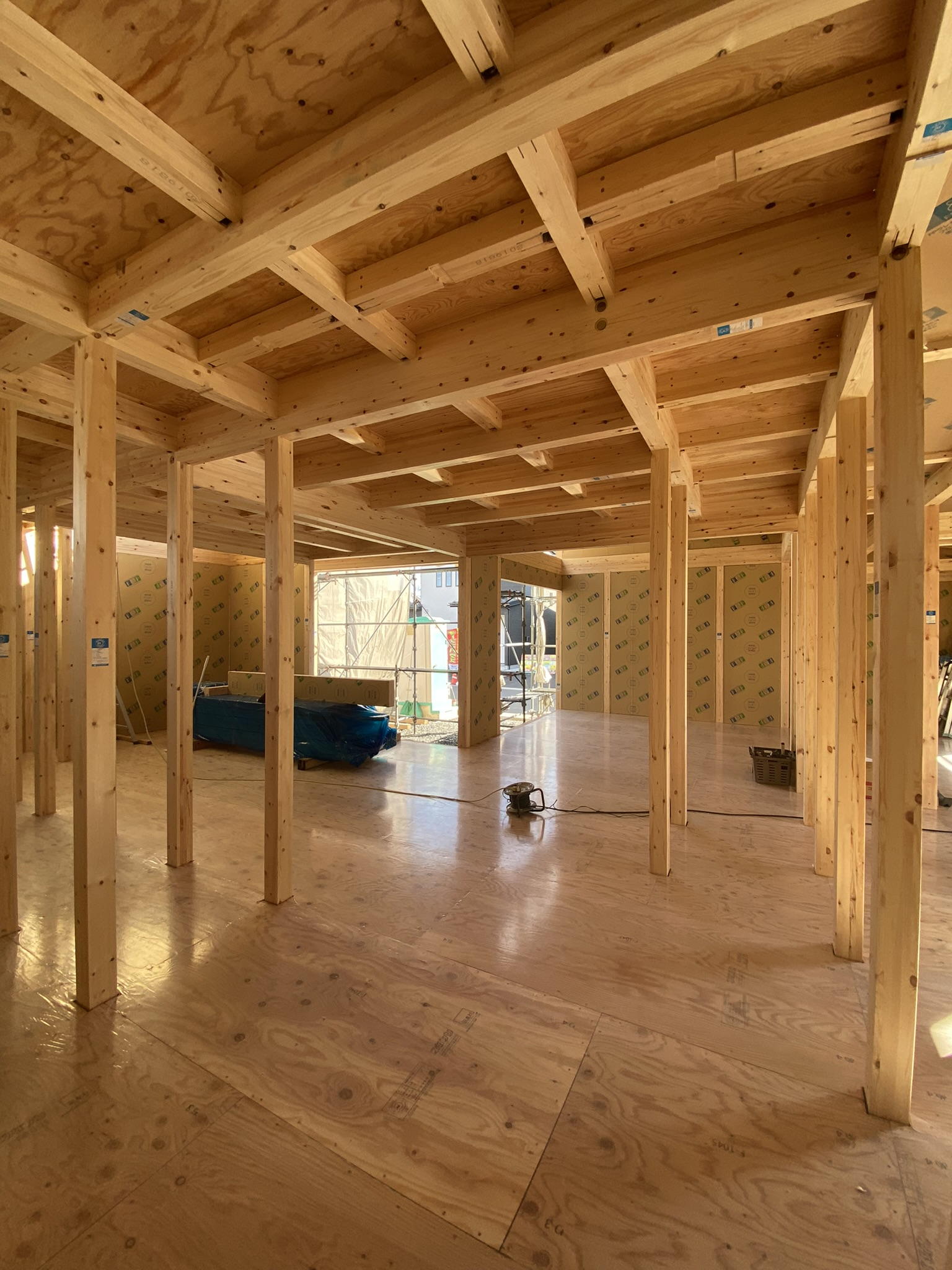 建て方の日の構造写真