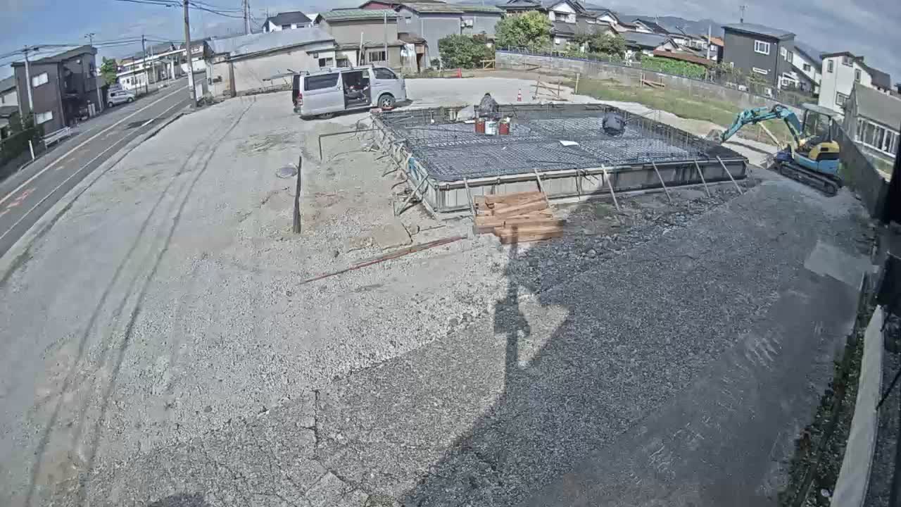 鉄筋工事　作業中後半