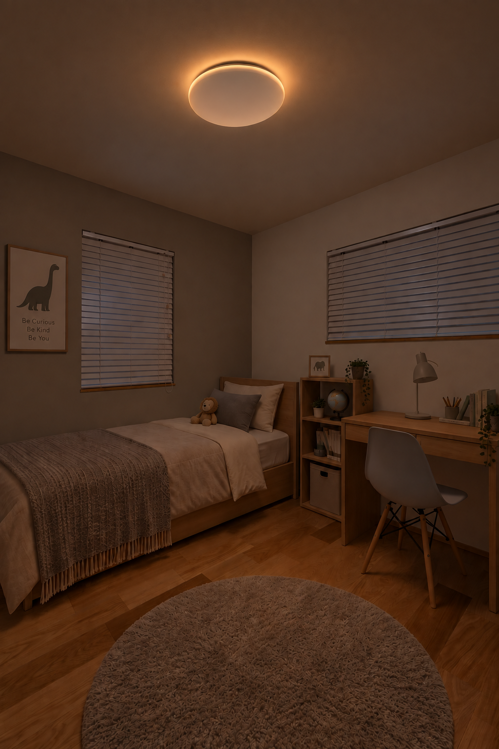 OT邸子供部屋CGPT就寝 就寝時は、常夜灯にもできる